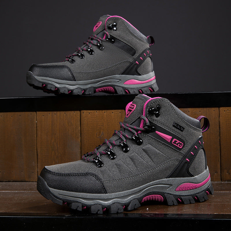 Plus Size Outdoor High-top Wear-resistant Mountaineering Shoes for Women