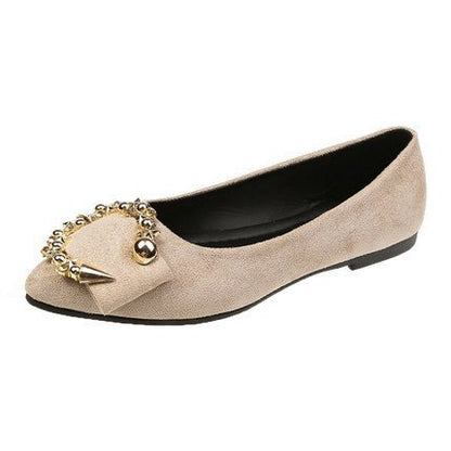 All-Match Shallow Mouth Pointed Flat Shoes