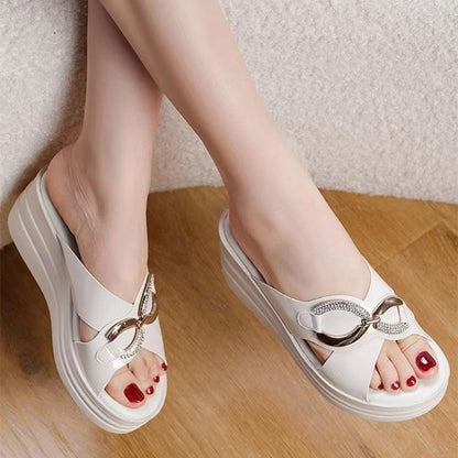 Women's Thick-Soled Wedge Slippers