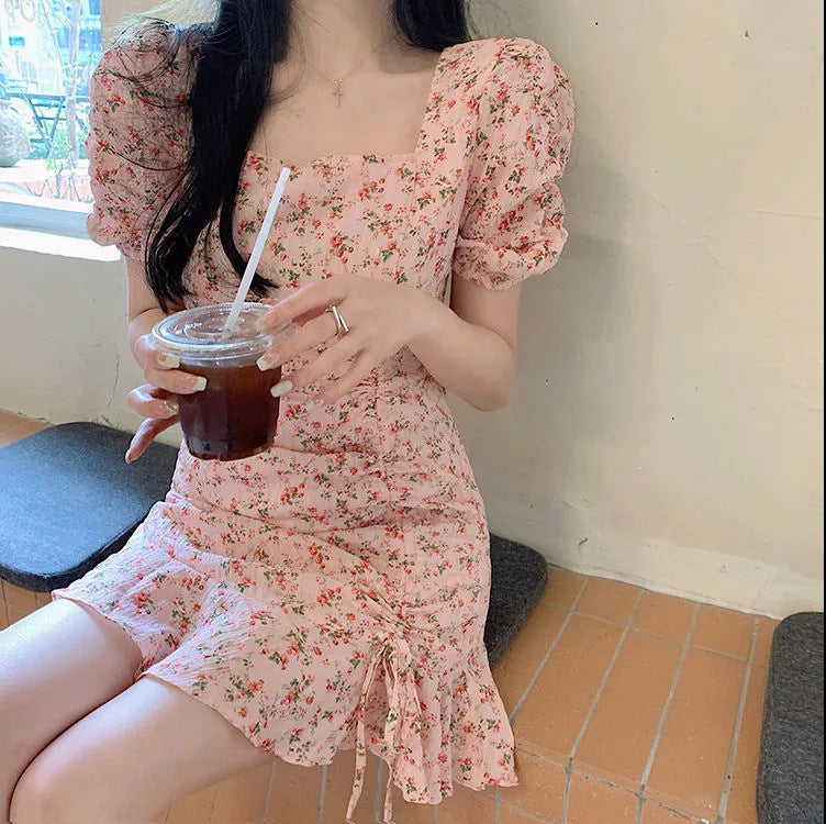 Women's Fashionable And Gentle Floral Dress