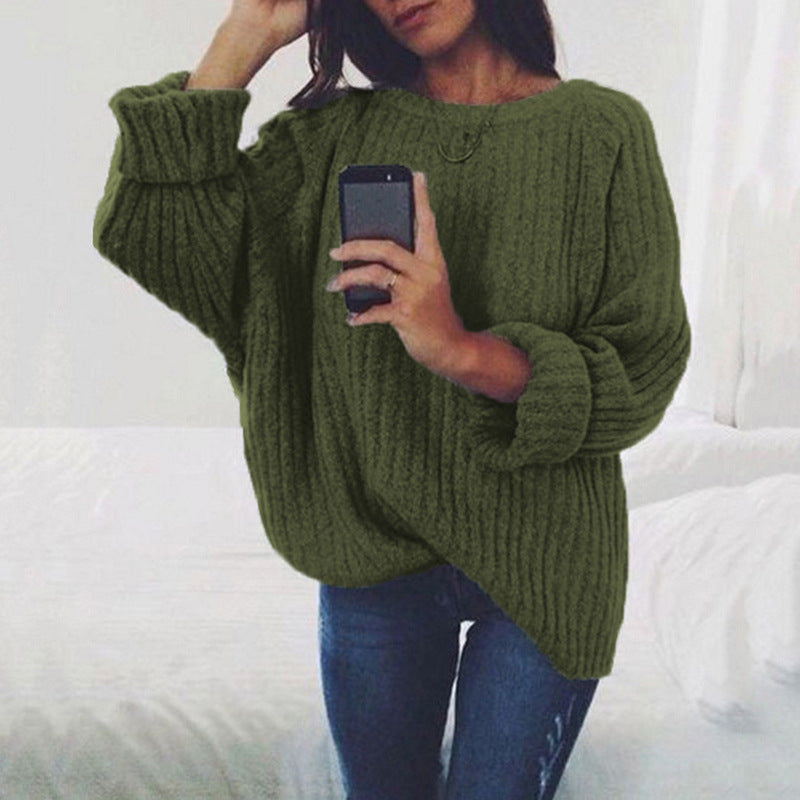 Round neck sweater