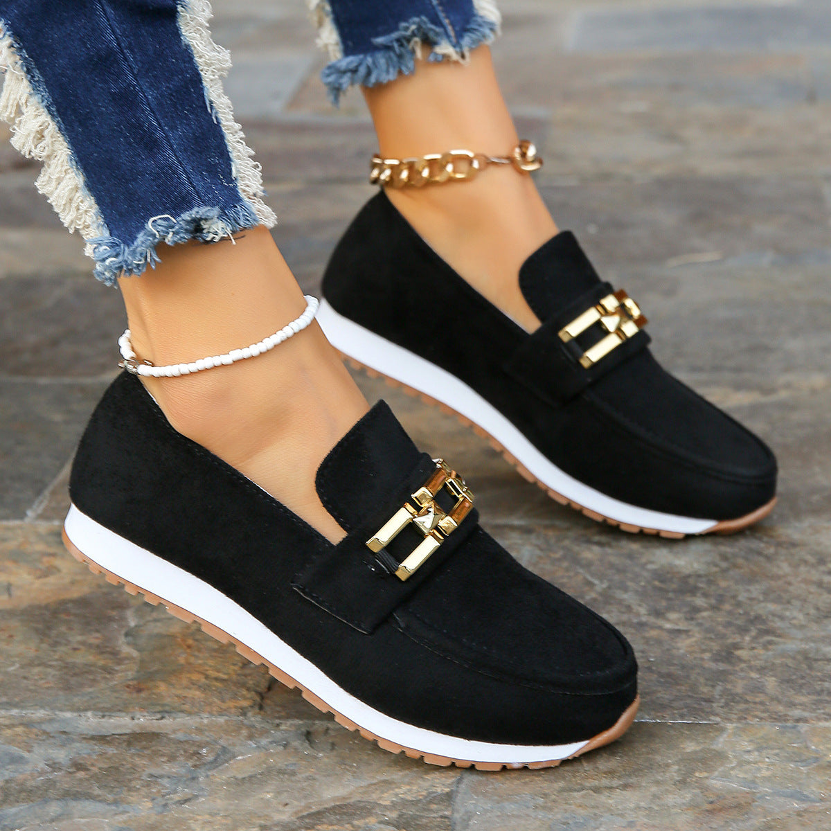 European and American Style Women's Platform Soft Sole Shoes