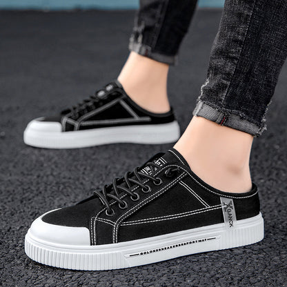 Men's Versatile Heelless Canvas Casual Sneakers