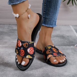 Women's Color Matching Flat Sandals