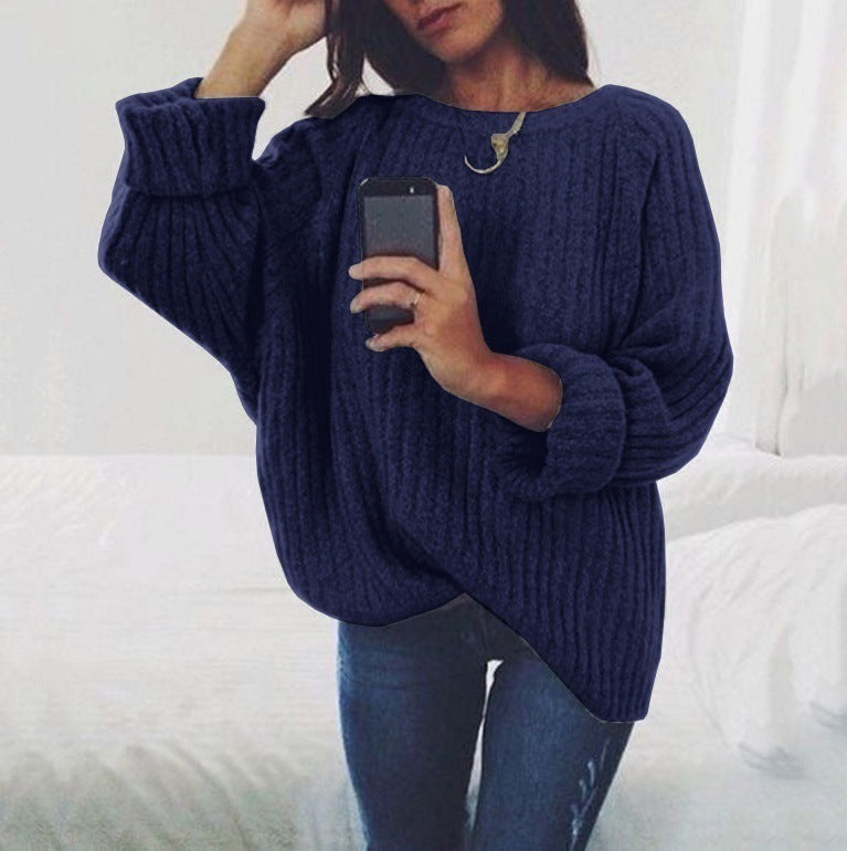 Round neck sweater