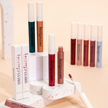 Stain-Free Cup Lip Lacquer with Matte Finish - Long-Lasting Liquid