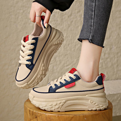 Women's All-Match Casual Sneakers with Height-Increasing Design