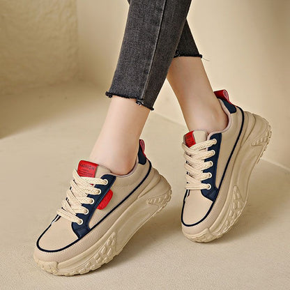 Women's All-Match Casual Sneakers with Height-Increasing Design