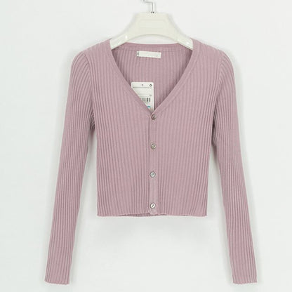 Women's Slim Fit Sweater Cardigan - Stylish and Comfy