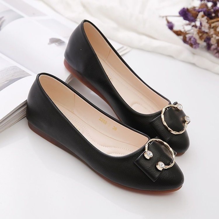 Mary Jane Soft Bottom Low-Cut Flat Shoes