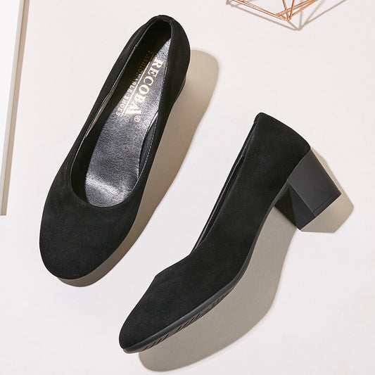 Ultra-Soft Suede Women's Office Shoes: Perfect for the Business Workplace