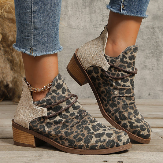 Vintage Suede Boots for Plus Size Women