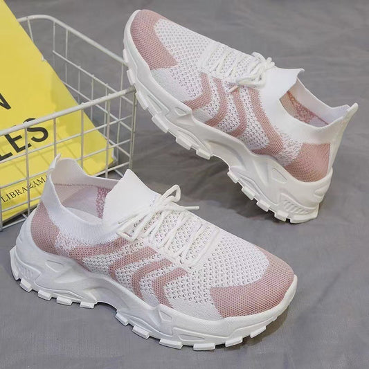 Women's Fashion Mesh Sneakers with Fly-Knit Design