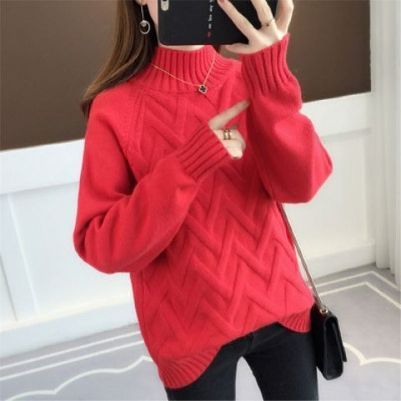 Women's Idle Style Fashion Knit Top