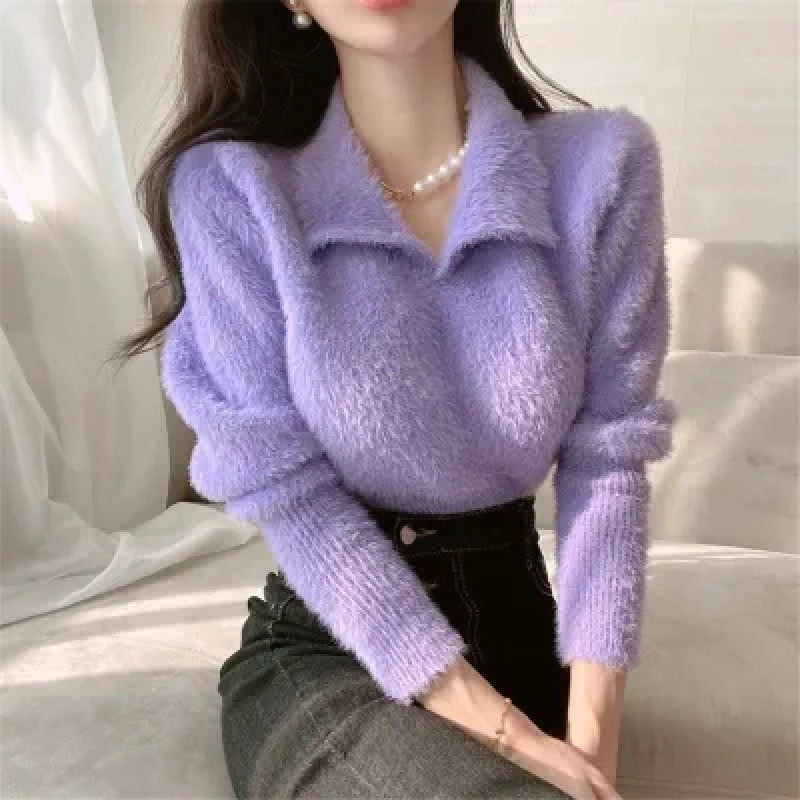 Chic Western Style All-Match Women's Sweater – Fashionable Temperament