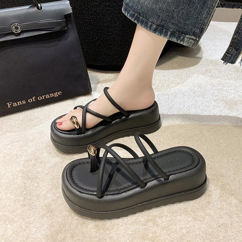 Women's Retro Summer Outdoor Slippers – Easy Matching Platform Sandals