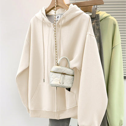 Women's Cotton Hooded Sweater - Spring & Autumn Style