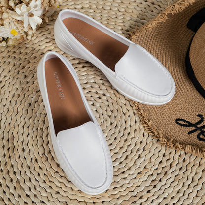 British Style Platform Loafers - Slip-On with Increased Height