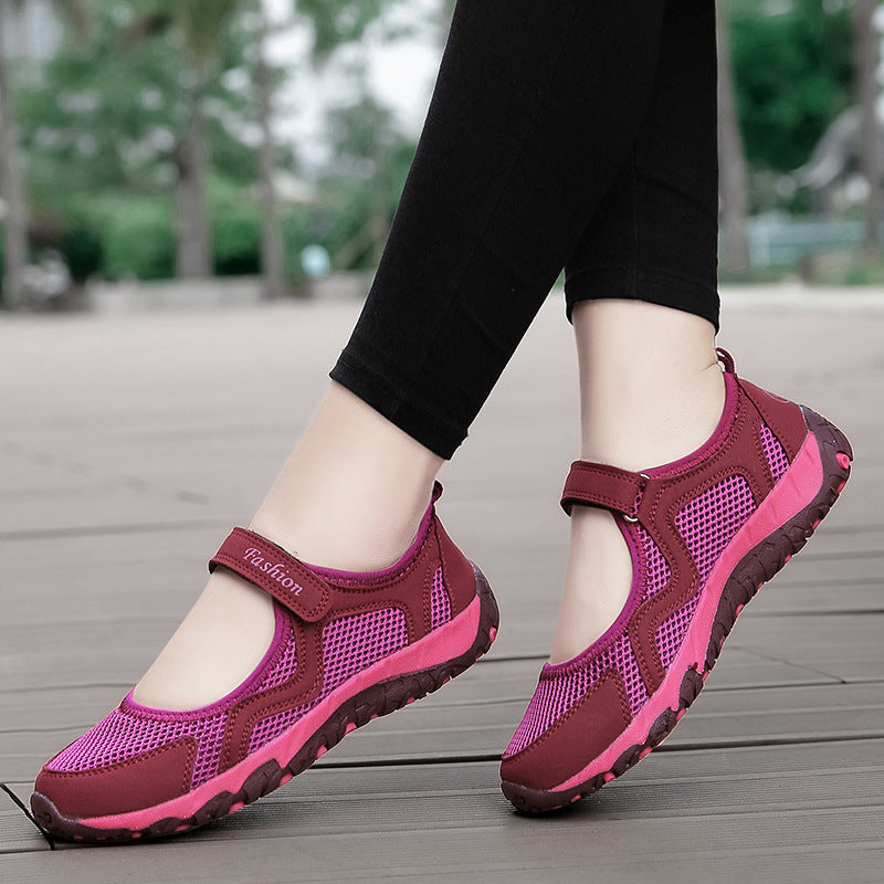 Summer Walking Shoes for Women, Breathable, Soft Bottom, Non-slip