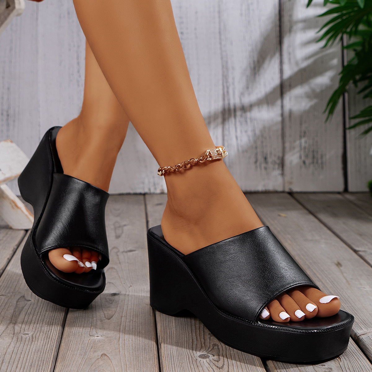 Women's Plus Size Platform Sandals