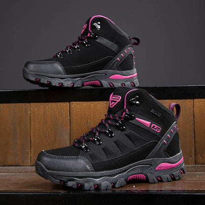 Plus Size Outdoor High-top Wear-resistant Mountaineering Shoes for Women