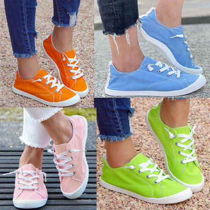 Plus Size Casual Canvas Shoes