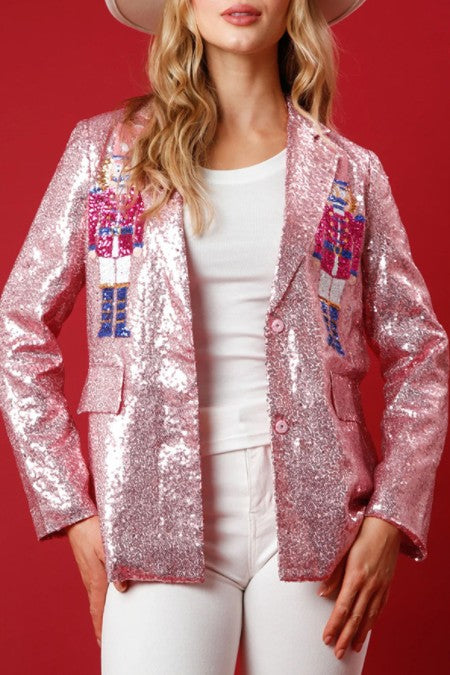 Loose INS Sequin Women's Suit