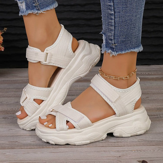 Women's Platform Flat Sandals for Spring and Summer