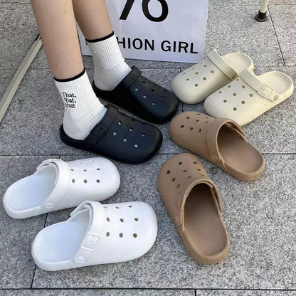 Summer Slippers for Women with Hollow Design