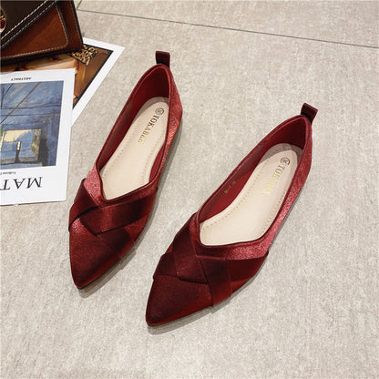 Soft Bottom Red Women's Shoes