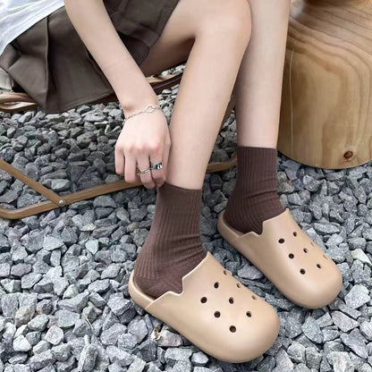 Summer Slippers for Women with Hollow Design