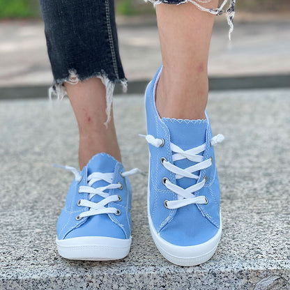 Plus Size Casual Canvas Shoes