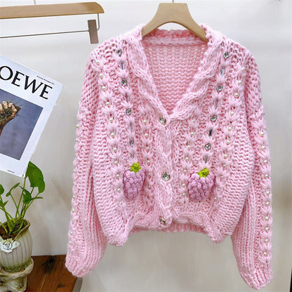 Sweet Casual Style Loose Sweater Coat - Autumn & Winter