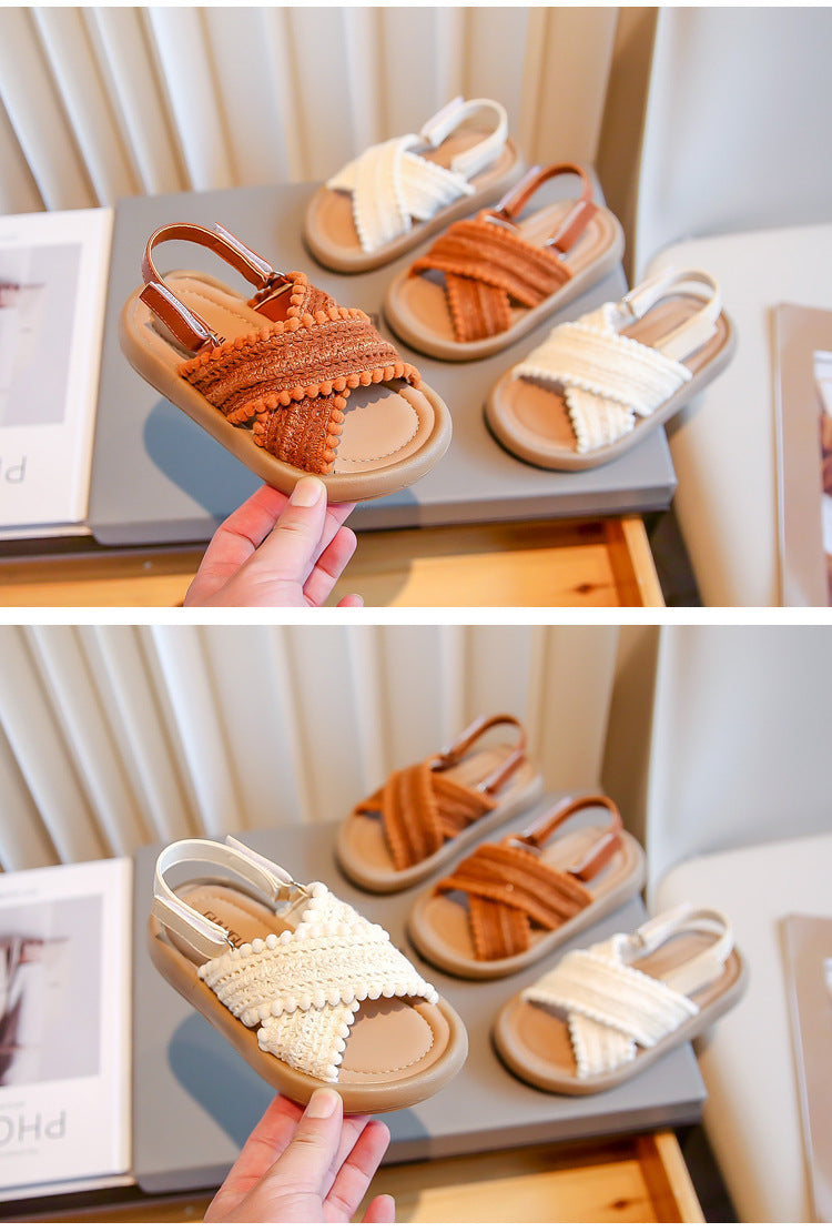 Retro Casual Soft Bottom Beach Shoes