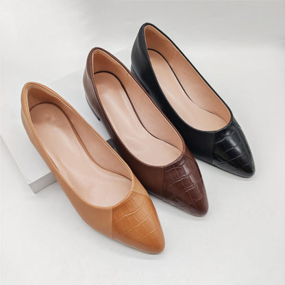 Plus Size Professional French Style Versatile Women's Shoes