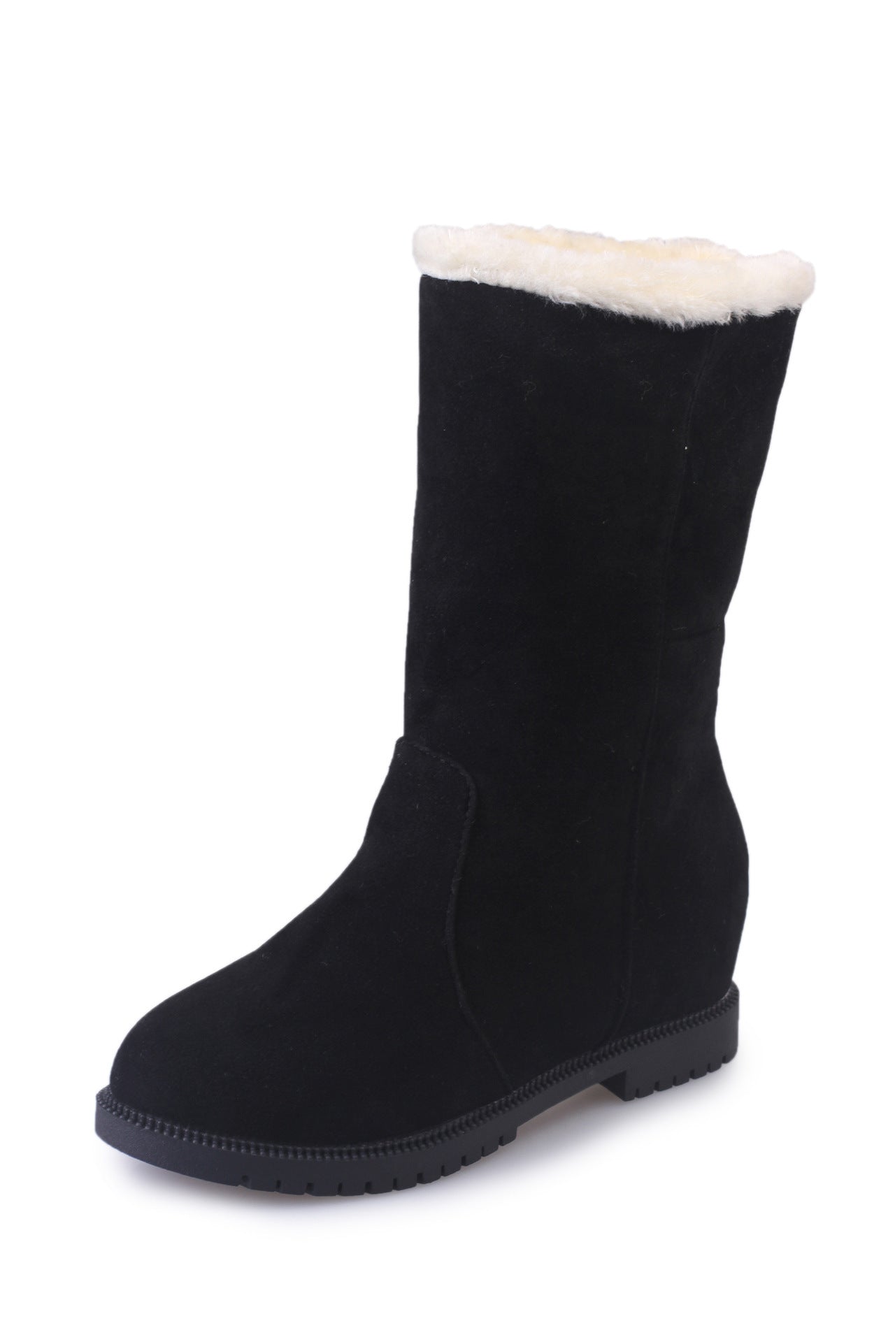 Women's Fleece-Lined Snow Boots with Two-Way Wear for Winter Warmth