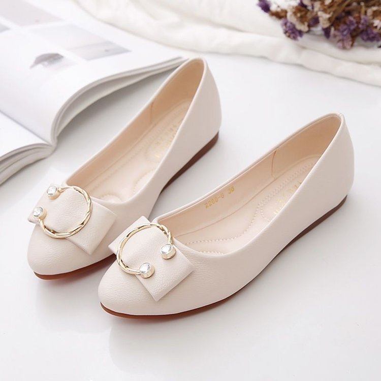 Mary Jane Soft Bottom Low-Cut Flat Shoes