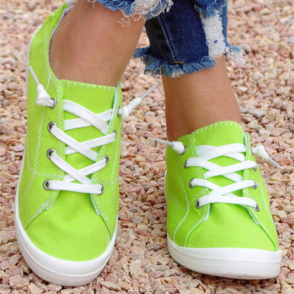 Plus Size Casual Canvas Shoes