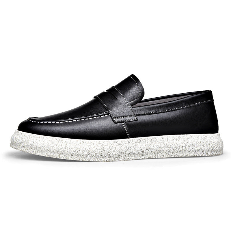 Men's Trendy All-Match Casual Leather Shoes for Spring