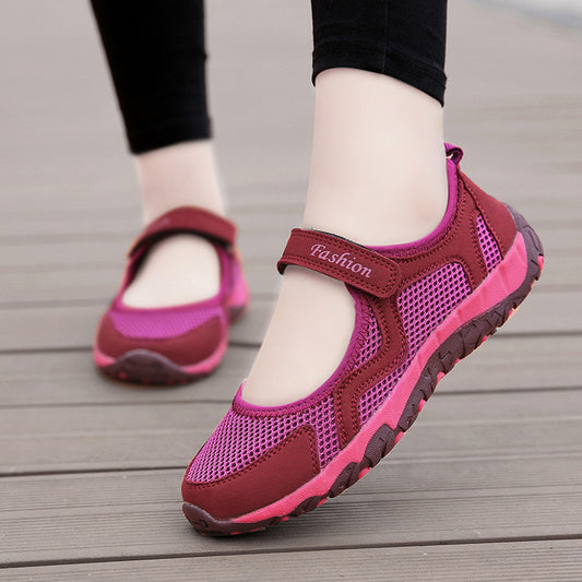 Summer Walking Shoes for Women, Breathable, Soft Bottom, Non-slip