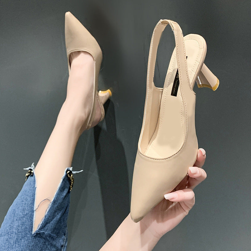 Pointed Toe Stiletto Heel Women's Sandals