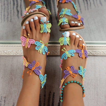 Fashionable Personalized Colorful Sandals for Women