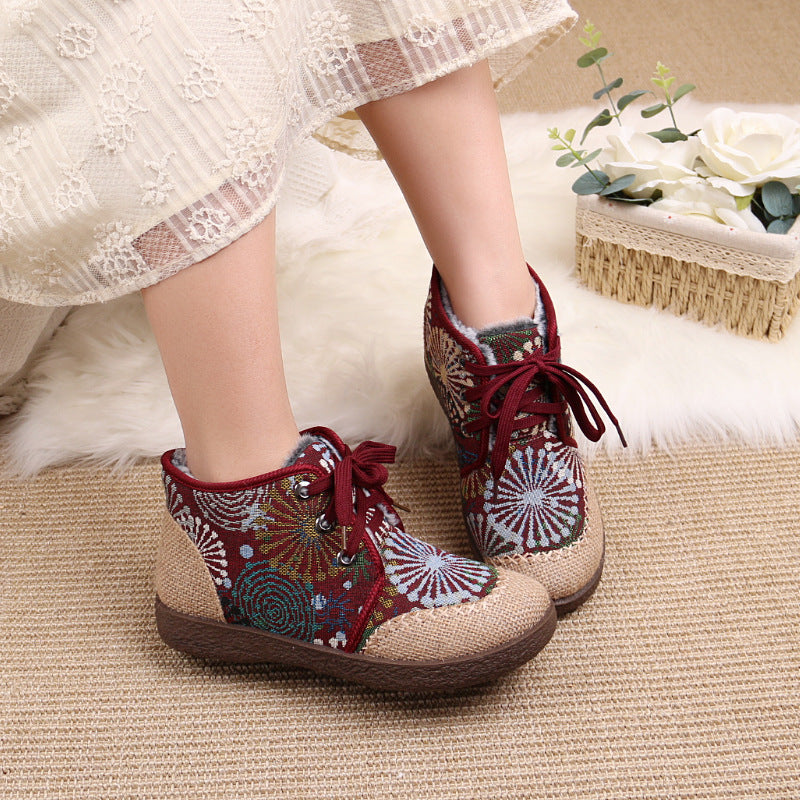 Women's Non-Slip Winter Cloth Shoes