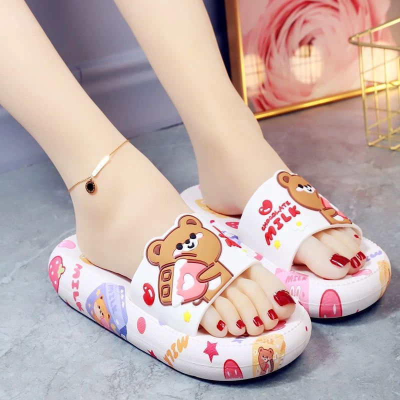 Cartoon Thick Non-slip Soft Bottom Indoor Flip-Flops