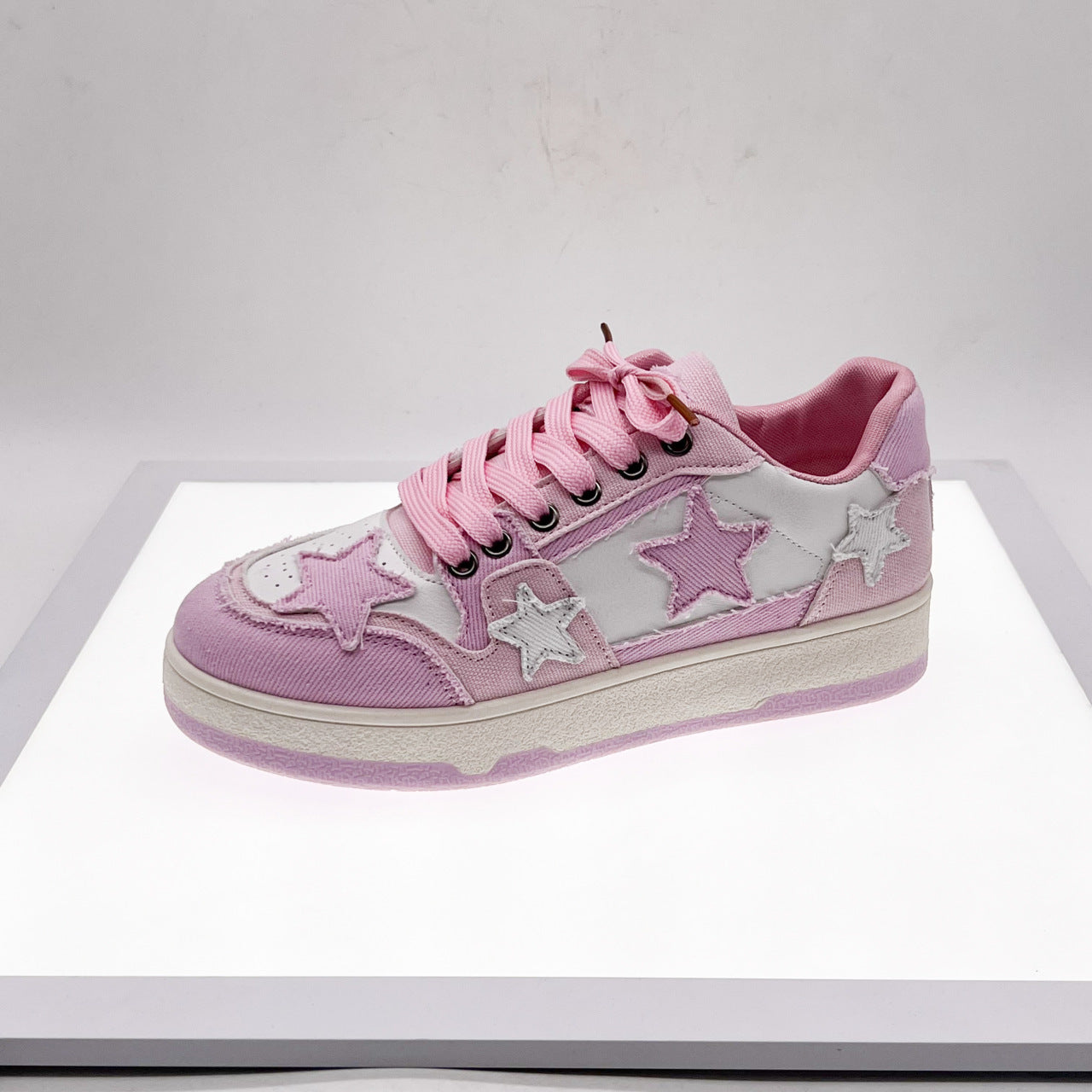 Artistic Casual Star Pattern Sneakers for Spring and Autumn