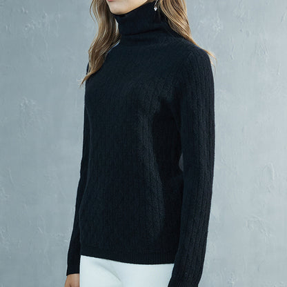 Women's Thickened Wool Sweater - Autumn & Winter Warmth