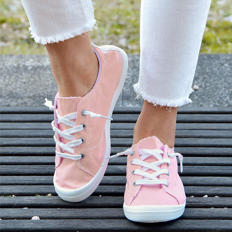 Plus Size Casual Canvas Shoes