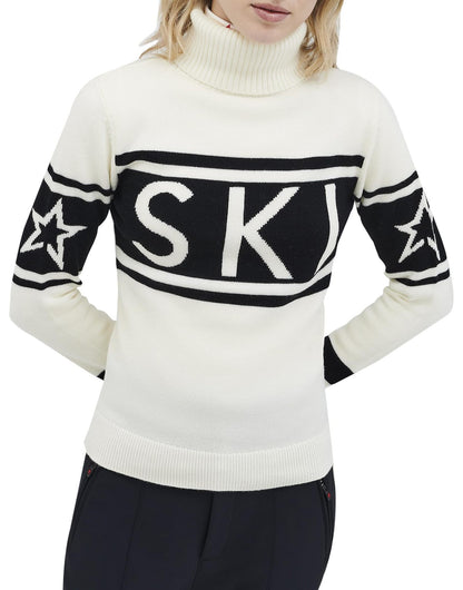 Slim-Fit Printed Turtleneck Sweater – American Style