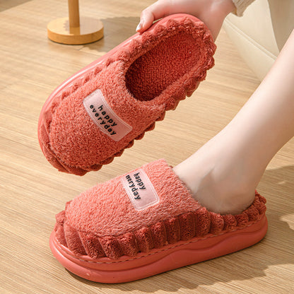 Thick-Soled EVA Patchwork Home Slippers