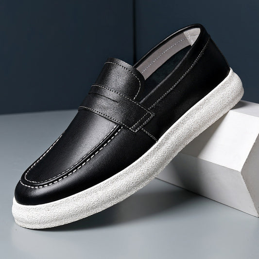 Men's Trendy All-Match Casual Leather Shoes for Spring